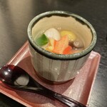 上野 京料理と個室和食 嵐山 - 茶碗蒸し