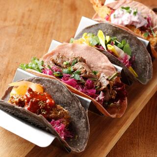 外皮剛烤好!充滿考究的色彩鮮艷的『craft tacos』