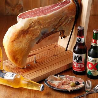 原木から切りたてをご提供◆芳醇な薫りが広がる生ハムは必食◎