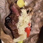 室町 和久傳 - 和牛の朴葉焼き