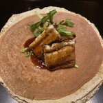 室町 和久傳 - 鰻のクレープ巻き