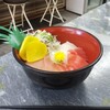 ひとみ食堂 - 三崎丼(味噌汁付き、1200円)