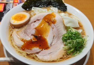 Jukusei Shouyu Ra-Men Kyabeton - ｢きゃべとんラーメン (803円)＋炒飯·餃子セット (429円)｣   [合計 税込み 1.232円]