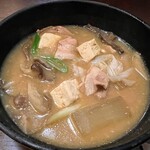Kawa nari - 豆腐・きのこ鍋