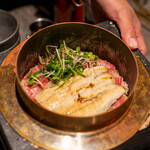 牛に金棒 - 純銅製炊飯釜近江牛炊き込みご飯