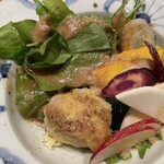 Yanagimachi Ikkokudou - 生野菜サラダ　ハーフ