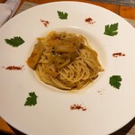 トラットリア ダイ パエサーニ - 生ハムとキャベツのスパゲッティーニ