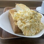 ライダーズカフェ222 - タマゴトースト400円