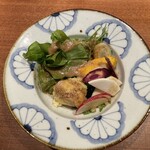 柳町 一刻堂 - 生野菜サラダ　ハーフ