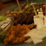 バール エ ターヴォラ カルダ ラ・ジョストラ - 前菜盛り