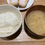 とんかつ成蔵 - ご飯＆豚汁