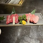Nikuoro Shiman Noya Bettei - 特選肉　フランクと三角バラ