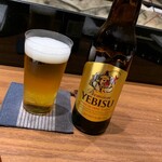 鮨 くまくら - エビス瓶ビール