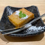 とんかつ成蔵 - パン粉のホットケーキ