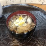 分福寿司 - きのこの椀（舞茸、平茸、なめこ、すべて天然）