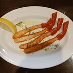 バルひげ - 紅ズワイガニの発酵バター焼き５５０円＋税