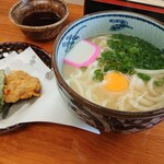 224699937 - たまごうどん／かしわ天ハーフ