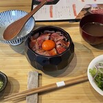 Kitashinchi Yakiniku Kikuchi - 黒毛和牛　赤身たたき　肉まぶし