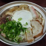 鍋焼うどん アサヒ - 鍋焼玉子うどん880円税込