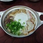 鍋焼うどん アサヒ - 食欲唆る完璧なビジュアルの鍋焼きうどん、でも一口食べてみて…