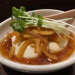 鶏's - 鶏's(湯葉入りとうふ玉ドレかけ)