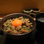 やきとり 陽火 - 〆そぼろ丼