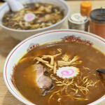 大黒庵本店 - カレーラーメン+パリ