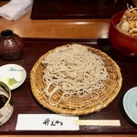Izawa - ざる蕎麦とミニかき揚げ丼　1,320円ランチメニュー
