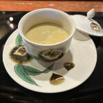 横浜うかい亭 - 栗のポタージュ