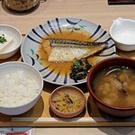 やよい軒 - やよい軒 茅場町店 サバの味噌煮定食 770円 ご飯少な目 ＋ 貝汁変更 190円（共に税込）