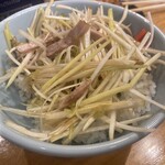 椿ラーメンショップ - ネギ丼