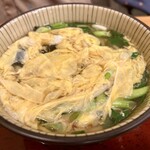 丸亀 - 玉子とじうどん ¥670