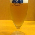 黒豚とんかつ せんごく - 一口生ビール(300円）