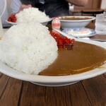 喫茶 田川 - 中盛カレー②