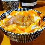 Sumibiyaki Maru - Aセット 塩鶏そば＋ミニ親子丼 1380円、ミニ親子丼になります