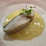 セルサルサーレ - サワラ 洋梨のブールブラン・ソース