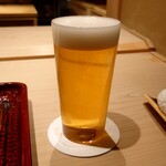 御料理 一燈 - 生ビール：850円