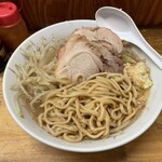 ラーメン二郎 - 小ラーメン　ニンニク野菜