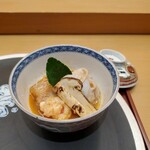 美会 - トムヤムクン ～ キンキ、 蛤 、オニテナガエビ、  車海老、 松茸