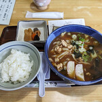 すえひろ - 料理写真:みそきし定食(麺大盛)