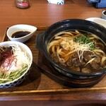 麺-BAR- KOMOAN - 角煮丼(小)¥462 鍋焼きうどん¥962