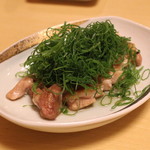 宮川本廛 赤坂宮川 - 地鶏の九条葱焼き　～にんにく風味～