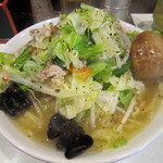 麺処 まるよし商店 - たんめん　細・並　11月から値上げ　\780＋燻玉　\100