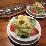 かるだもん - サラダ☆タマゴがのってます♪