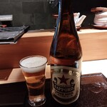 日本料理若菜 - 瓶ビール中700円税込