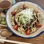 kafuu - 冷やしジャージャー沖縄そば（大盛）