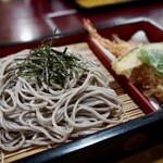 越前生そば ながと - そばアップ