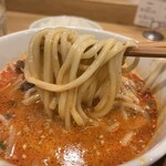 希須林 - ⭐️担々つけ麺(太麺300g)¥1.150
      　※辛さ3種(中辛)
      　※ご飯無料
      　※土日限定