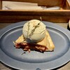 高畑料理店 - 料理写真:温ったかいアップルパイとバニラアイス♬