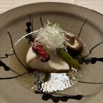 旅館 洋々閣 - 光っているのは実山椒オイル